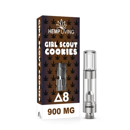 Girl Scout Cookies Delta8 PreFilled Vape Cartridge — Hemp Living